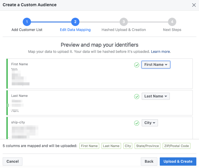 如何从亚马逊客户数据创建Facebook相似的受众